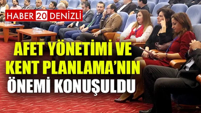 PAÜ’de Afet Yönetimi ve Kent Planlama’nın Önemi Konuşuldu