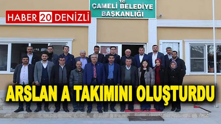 Arslan A Takımını Oluşturdu