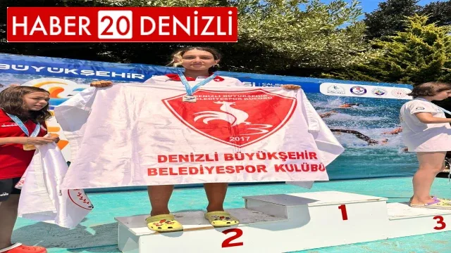 Denizlili yüzme takımından bir Türkiye şampiyonluğu daha