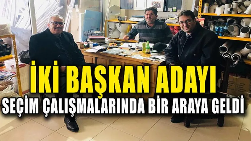 İki Başkan Adayı Seçim Çalışmalarında Bir Araya Geldi