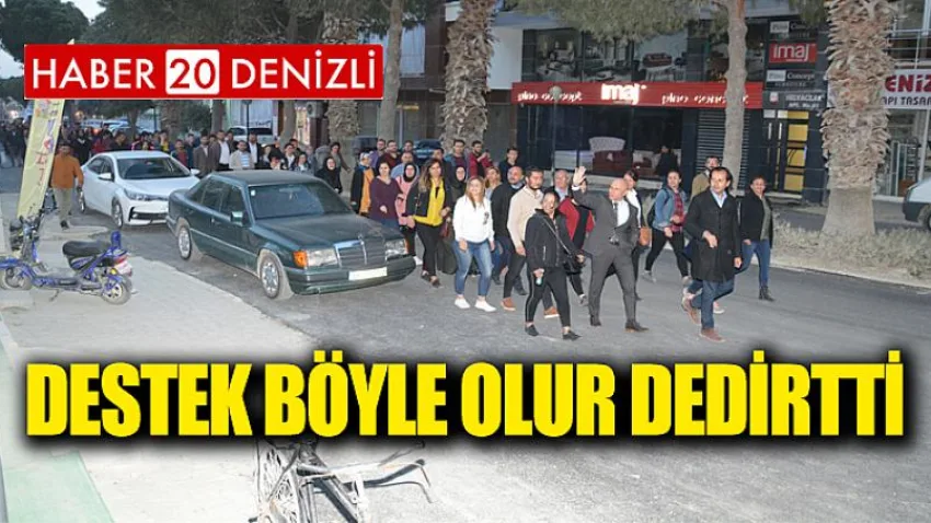Destek böyle olur dedirtti