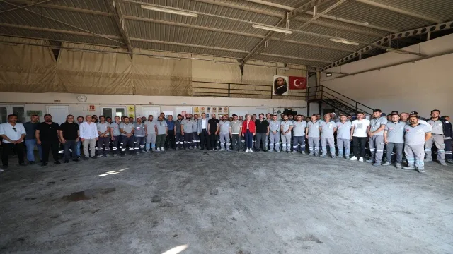 Başkan Doğan ekip arkadaşlarıyla bayramlaştı