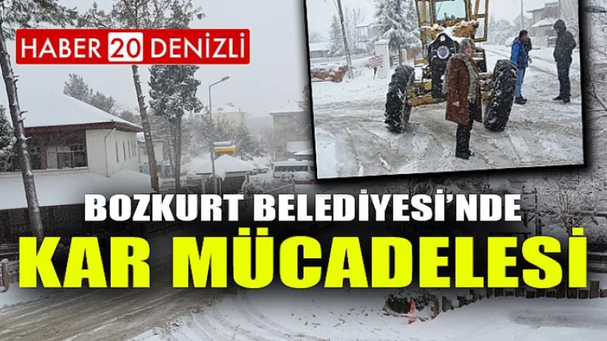 Bozkurt Belediyesi’nde Kar Mücadelesi