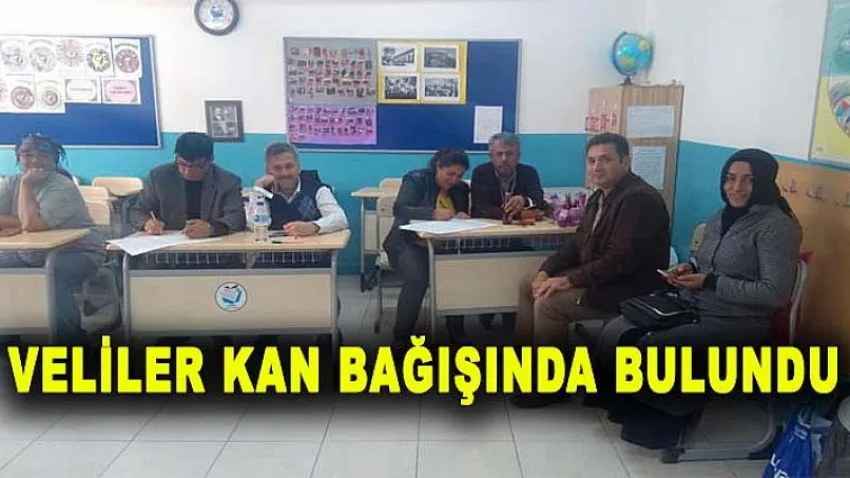 Veliler Kan Bağışında Bulundu