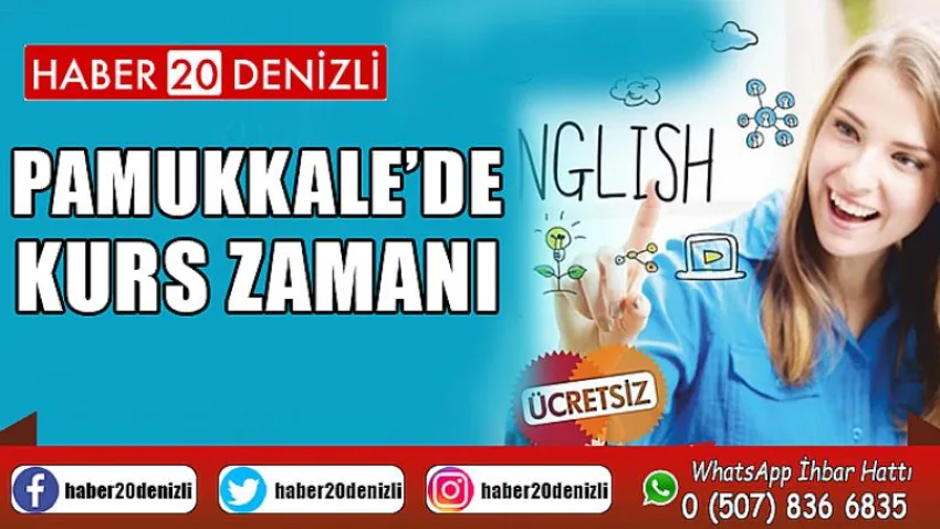Pamukkale’de Kurs Zamanı