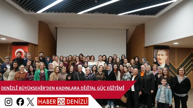 Denizli Büyükşehir’den kadınlara dijital güç eğitimi