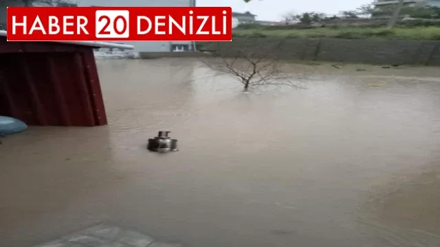 Kale’yi sel vurdu