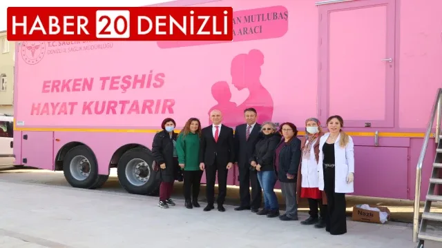 Sarayköy’de Mobil Kanser Tarama Tırı, önemli çalışmaya imza attı