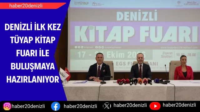 Denizli ilk kez TÜYAP Kitap Fuarı ile buluşmaya hazırlanıyor