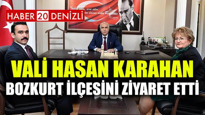 Vali Hasan Karahan Bozkurt İlçesini Ziyaret Etti