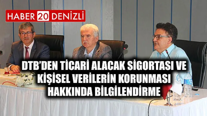 DTB’den Ticari Alacak Sigortası ve Kişisel Verilerin Korunması Hakkında Bilgilendirme