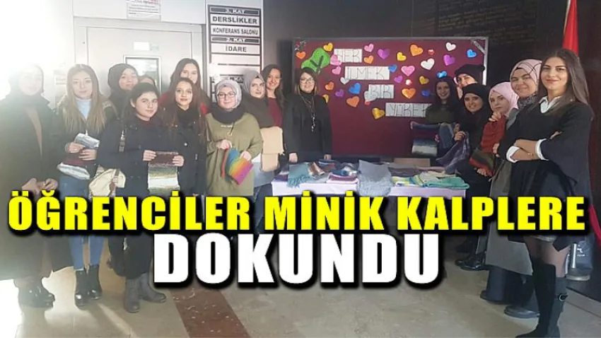 Öğrenciler Minik Kalplere Dokundu