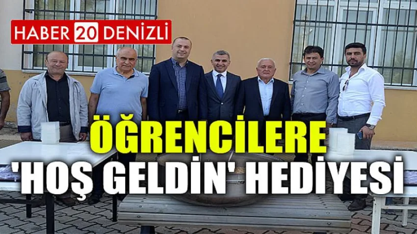 Öğrencilere 'Hoş Geldin' Hediyesi