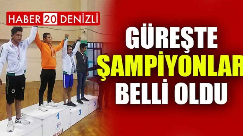 Güreşte Şampiyonlar Belli Oldu