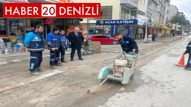 Çameli’nde alt ve üst yapı çalışmaları hızla devam ediyor