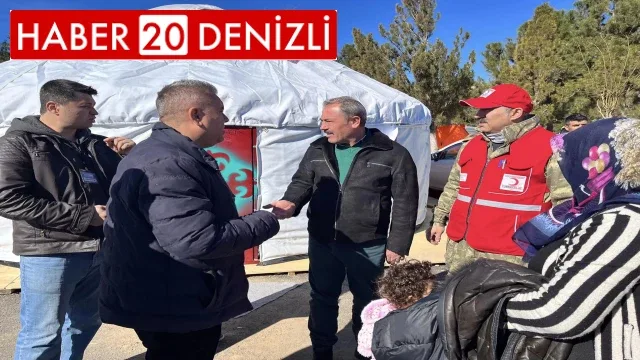 Otağlara yerleşen depremzede vatandaşlarımızı ziyaret ettik