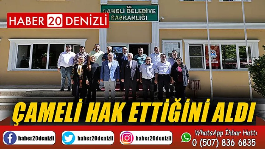 Başkan Osman Zolan Çameli’de hemşehrileriyle buluştu