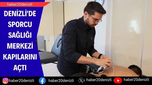 Denizli'de sporcu sağlığı merkezi kapılarını açtı