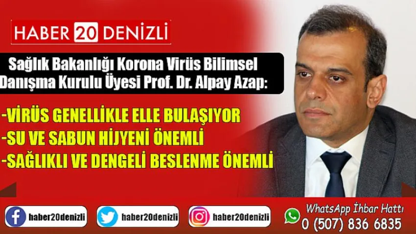Sağlık Bakanlığı Korona Virüs Bilimsel Danışma Kurulu Üyesi Prof. Dr. Alpay Azap