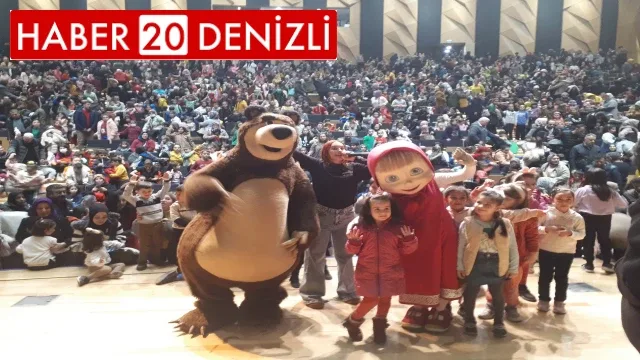 Pamukkale Belediyesi’nin sömestri sürprizine çocuklar akın etti
