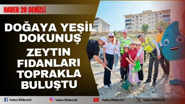 Büyükşehir ile doğaya yeşil dokunuş: Zeytin fidanları toprakla buluştu