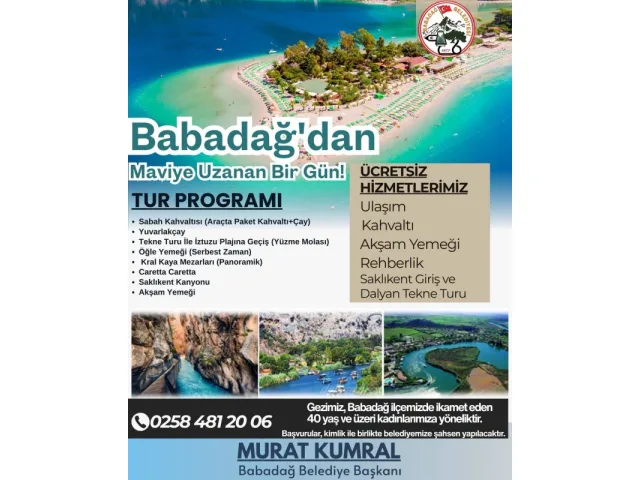 Babadağ Belediyesi kadınları denizle buluşturuyor