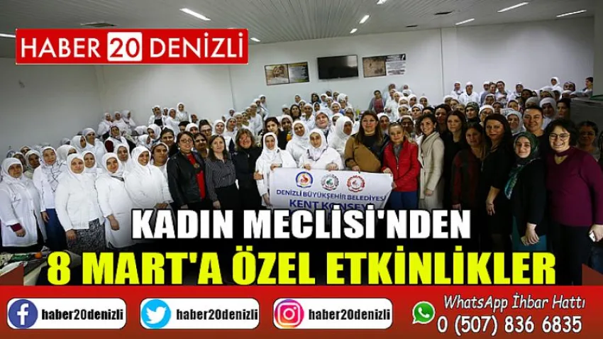 Kadın Meclisi'nden 8 Mart'a özel etkinlikler