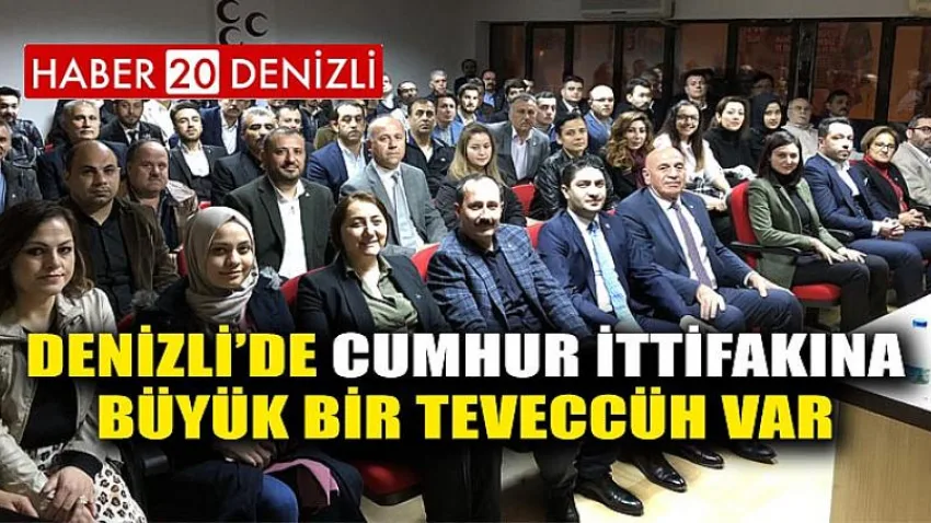 Denizli’de Cumhur İttifakına büyük bir teveccüh var