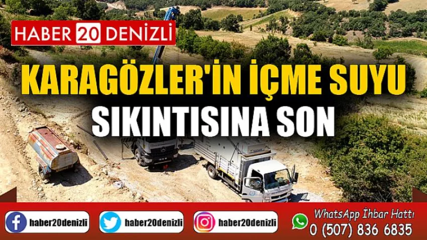 Karagözler'in içme suyu sıkıntısına son