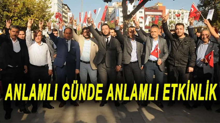 Anlamlı Günde, Anlamlı Etkinlik