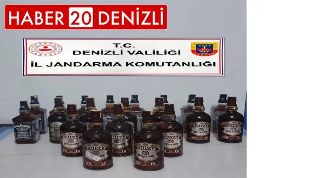 Jandarmadan sahte bandrollü alkol operasyonu