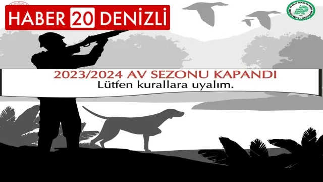 Denizli’de av sezonu sona erdi