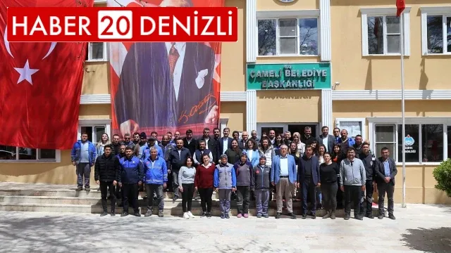 Başkan Arslan, Çameli Belediyesi personeliyle bayramlaştı