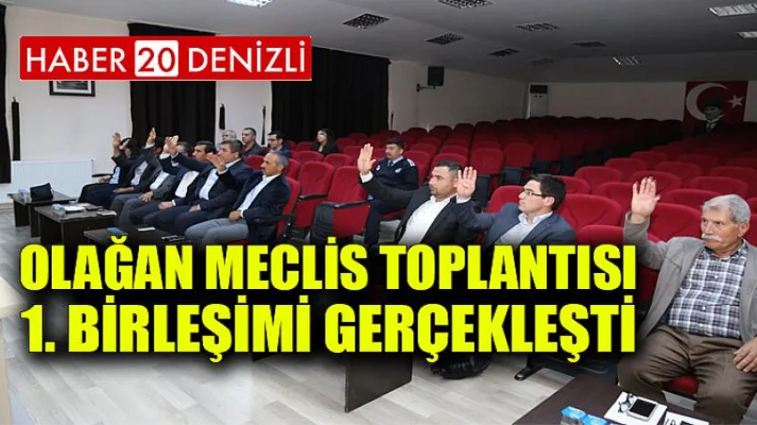 Çameli Belediye Meclisi 2019 Yılı Mayıs Ayı Olağan Meclis Toplantısı 1. Birleşimi Gerçekleşti
