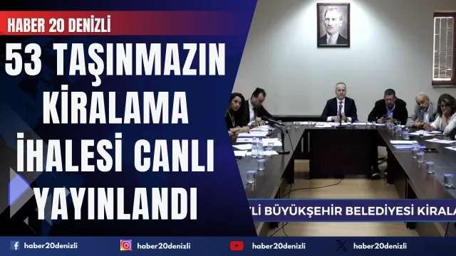 Denizli Büyükşehir Belediyesi ihalelerinde şeffaf dönem
