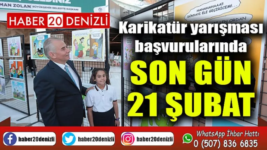 Karikatür yarışması başvurularında son gün 21 Şubat