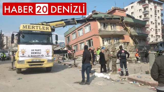 Ak Parti Denizli İl Başkanlığı Depremzedelerin Yanında!