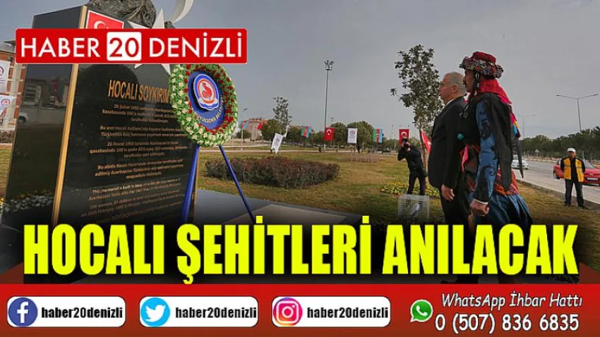 Hocalı şehitleri anılacak