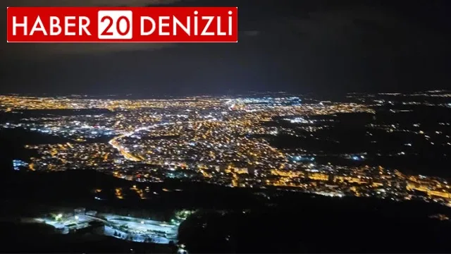 1600 rakımdan Denizli manzarasını