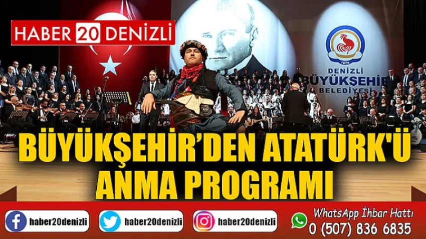 Büyükşehir’den Atatürk'ü anma programı