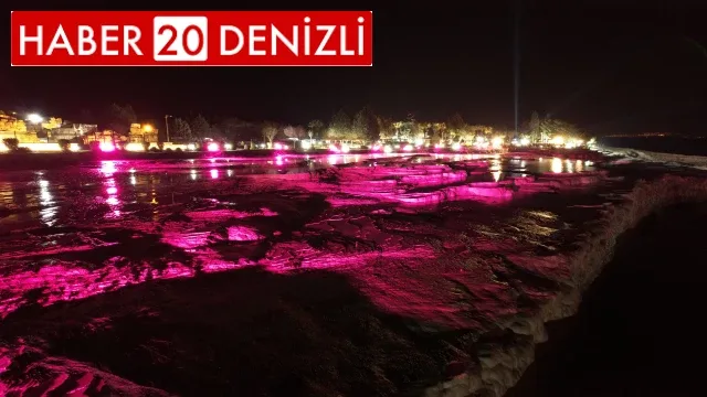 Efes'ten sonra gece ziyaretlerine açılan Hierapolis ve Pamukkale'nin yeni imajı mest etti