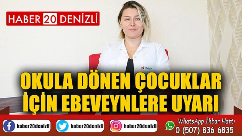 Okula dönen çocuklar için ebeveynlere uyarı