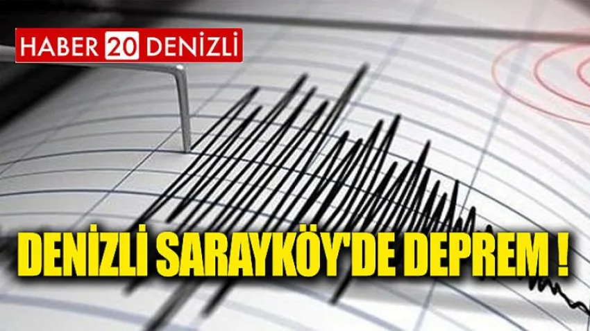 Denizli Sarayköy'de Deprem !