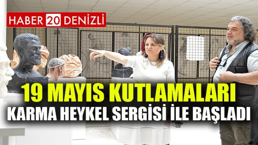 19 Mayıs Kutlamaları Karma Heykel Sergisi ile Başladı