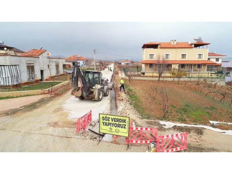 Büyükşehir DESKİ’den Hançalar’da alt yapı atağı