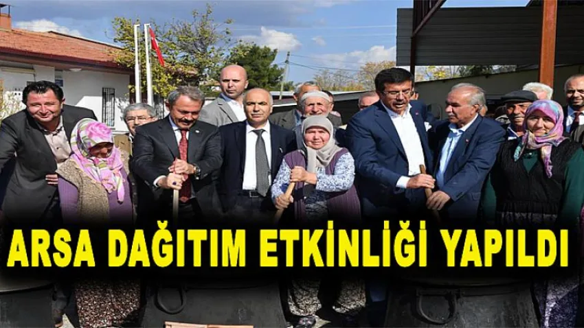 Arsa Dağıtım Etkinliği Yapıldı
