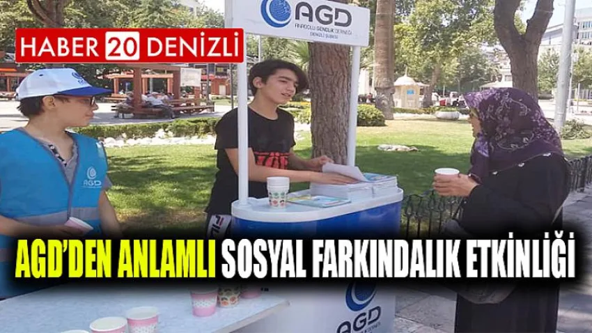Agd’den Anlamlı Sosyal Farkındalık Etkinliği