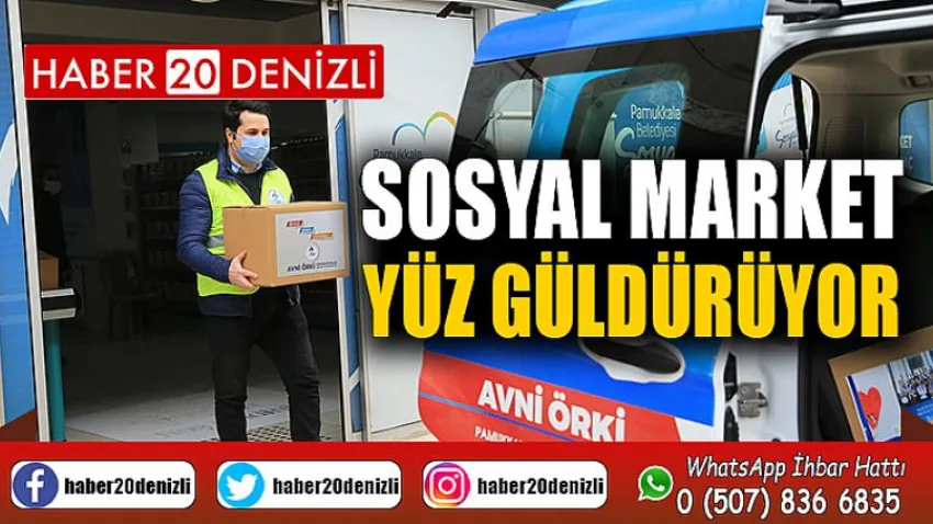 Sosyal Market Yüz Güldürüyor