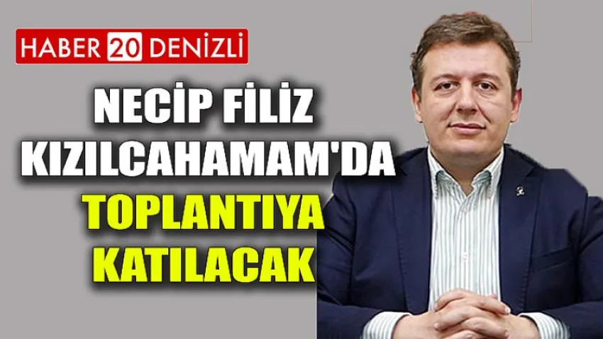 Filiz, Kızılcahamam'da Toplantıya Katılacak