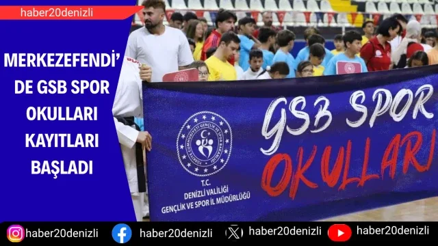 Merkezefendi’de GSB Spor Okulları kayıtları başladı